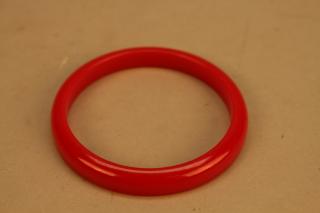 Appraisal: Red Vintage Bakelite Bangle Red Vintage Bakelite Bangle