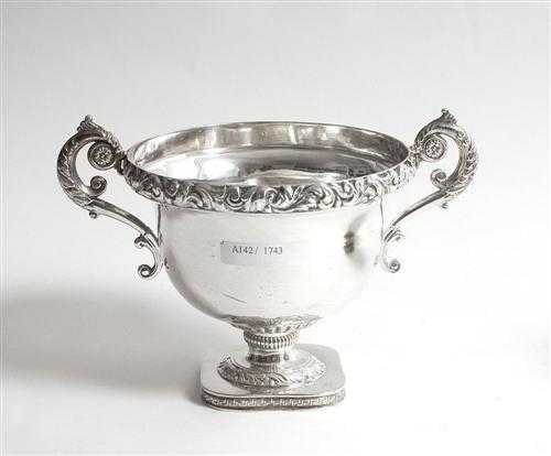 Appraisal: SUGAR BOWL Lausanne circa Maker's mark Fr res G ly