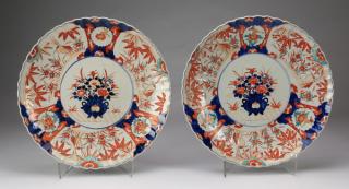 Appraisal: th c Japanese Imari chargers w Pair of Japanese Imari