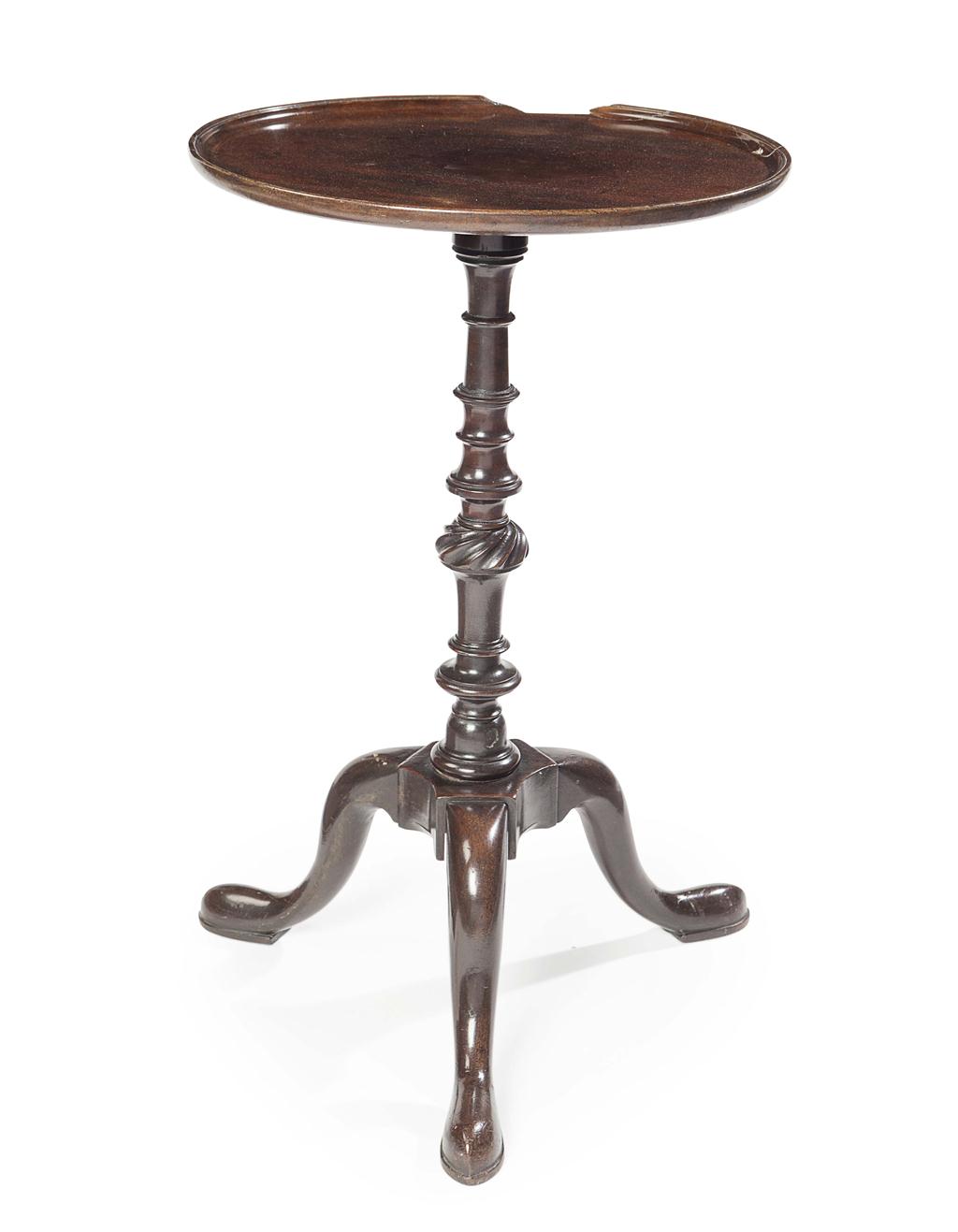 Appraisal: MAHOGANY OCCASIONAL TABLE TH CENTURY AND LATER of George III