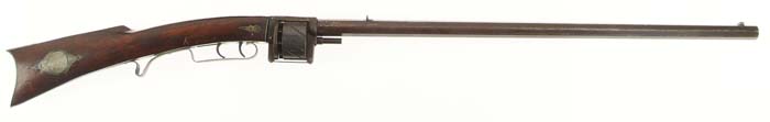 Appraisal: RARE WHITTIER REVOLVING RIFLE Cal rifled NSN - heavy oct