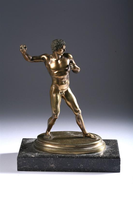 Appraisal: FRENCH BRONZE DOR FIGURE OF CLASSICAL ATHLETE early th century