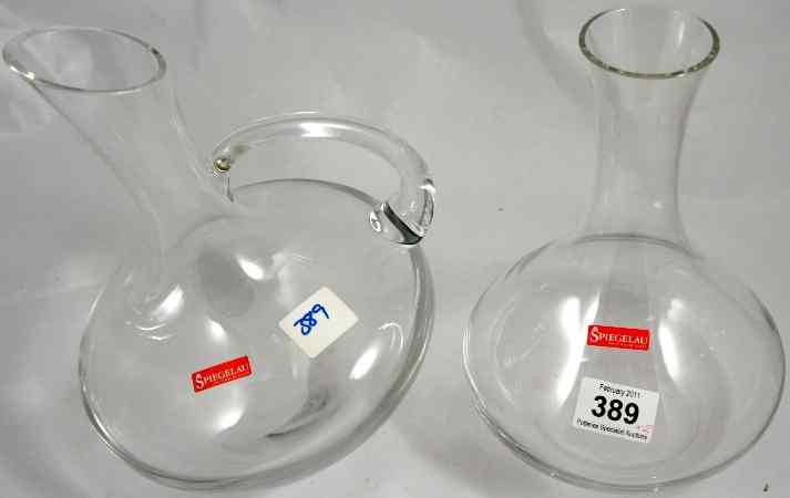 Appraisal: Spiegelau Carafe and Decanter Ex Doulton Clearance