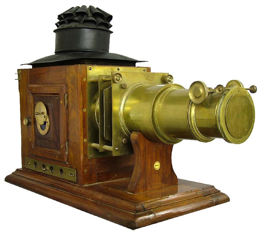 Appraisal: Good quality mahogany and brass Magic lantern by Flatters Barnet