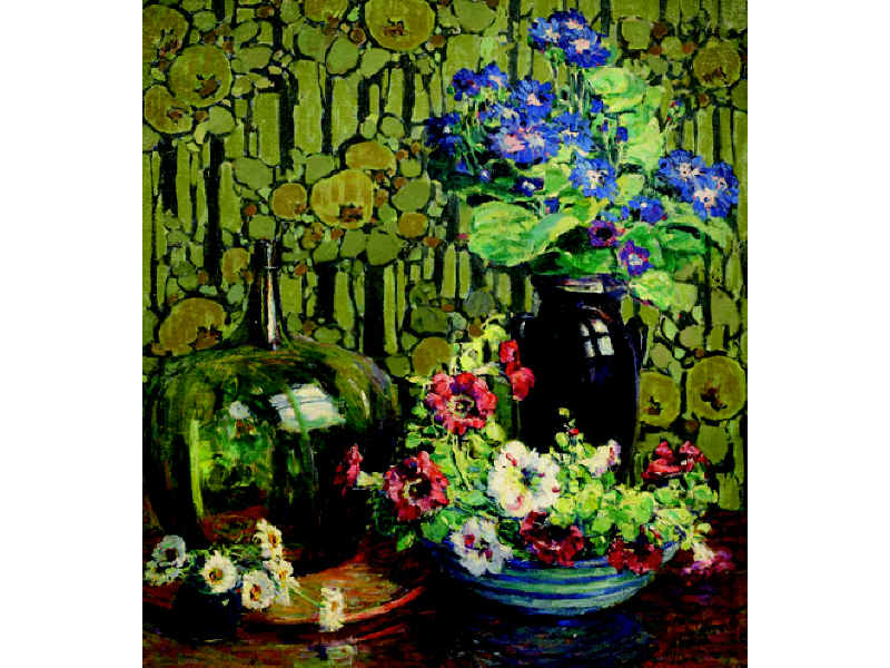 Appraisal: KATHRYN E BARD CHERRY AMERICAN - Floral still life with