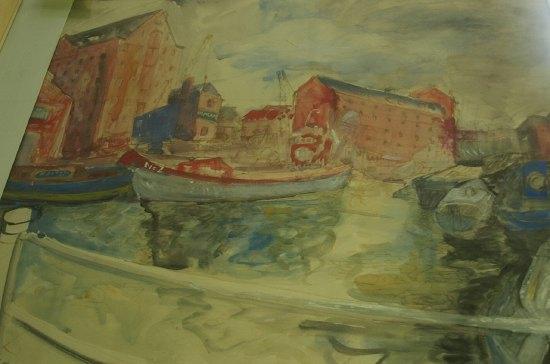 Appraisal: Thea Doniach - Gloucester DocksFornalutx Majorcawatercolours cm x cm x