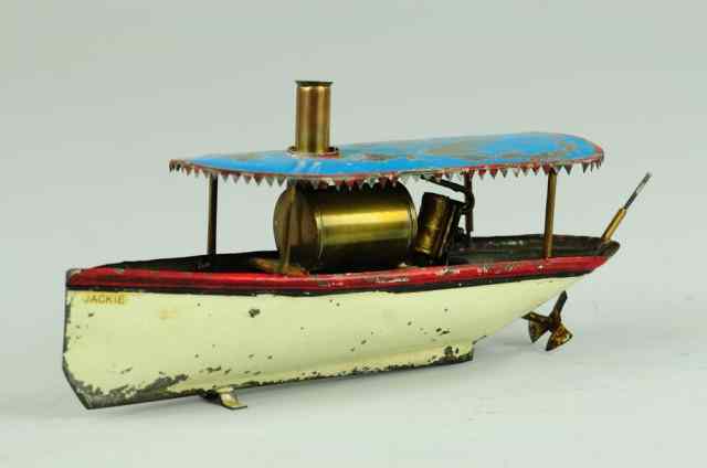 Appraisal: STEAM POWERED RIVER BOAT Germany possibly Schoenner hand painted white