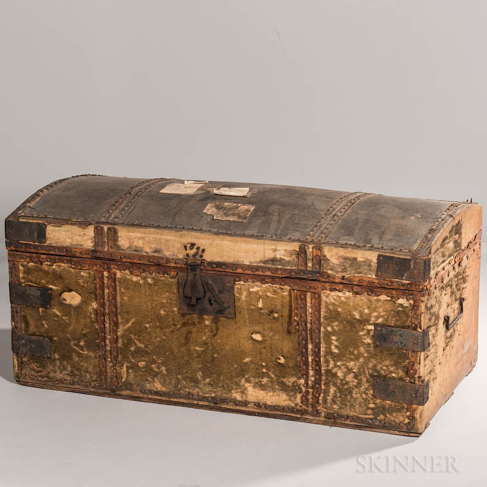 Appraisal: Major General Benjamin Lincoln's Dome-top Military Campaign Chest Major General