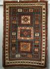 Appraisal: RUG - x Caucasian Kazak ca with three square central