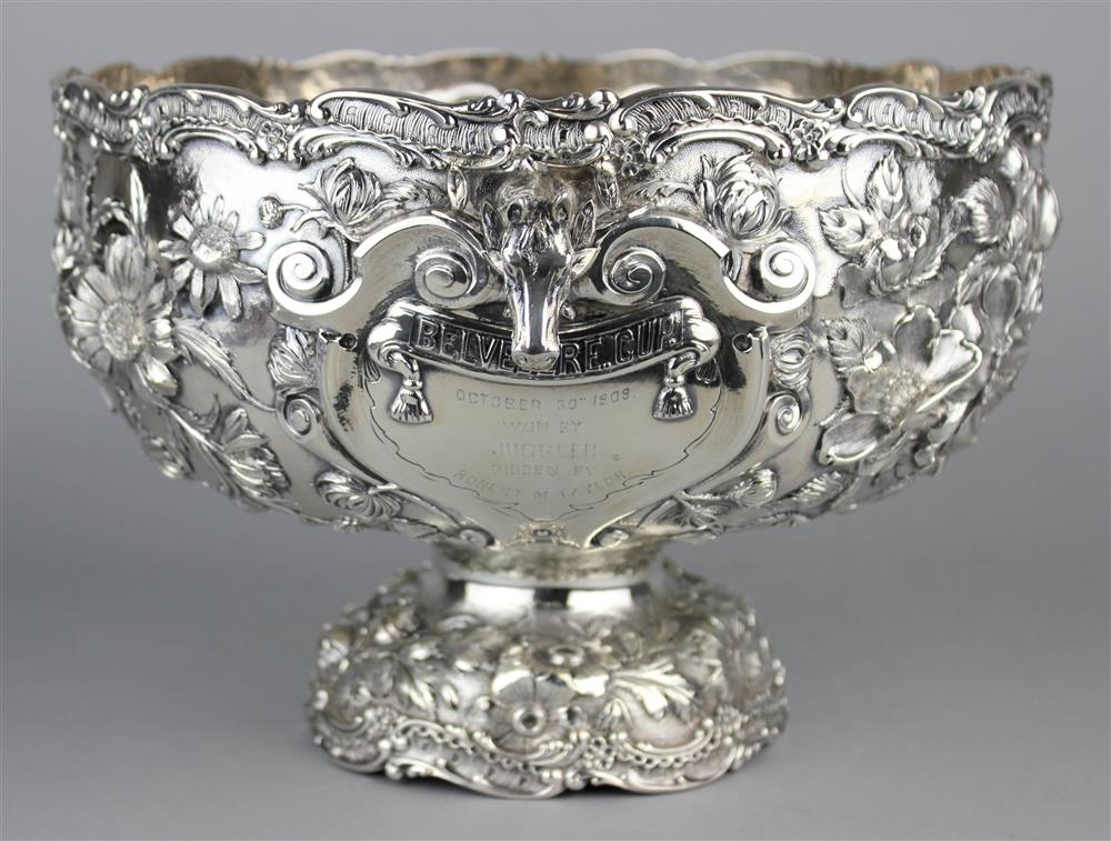 Appraisal: JENKINS JENKINS SILVER BELVEDERE CUP RACING TROPHY CIRCA impressed with