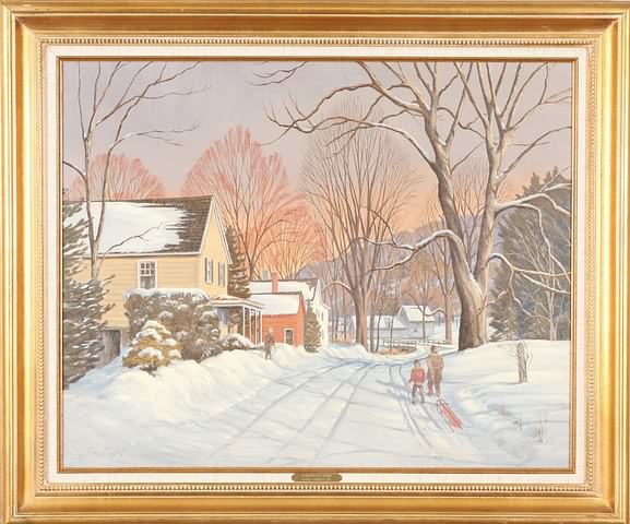 Appraisal: Lumberville Store Bucks County PA oil on canvas x SLL