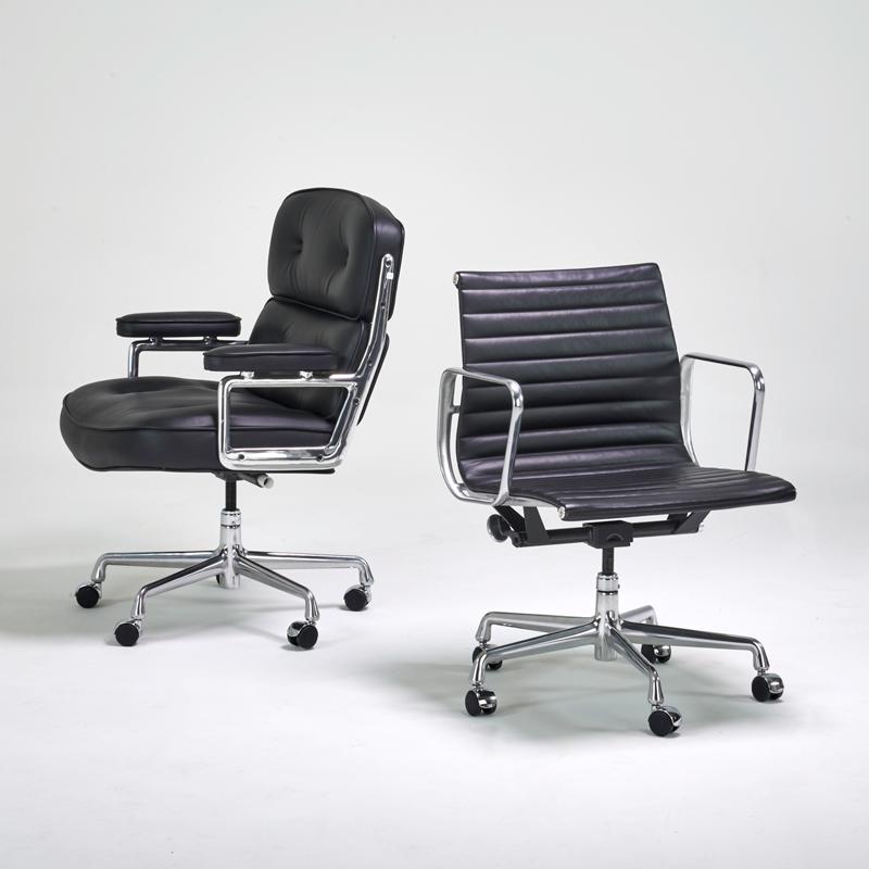 Appraisal: CHARLES AND RAY EAMES HERMAN MILLER Two rolling office chairs