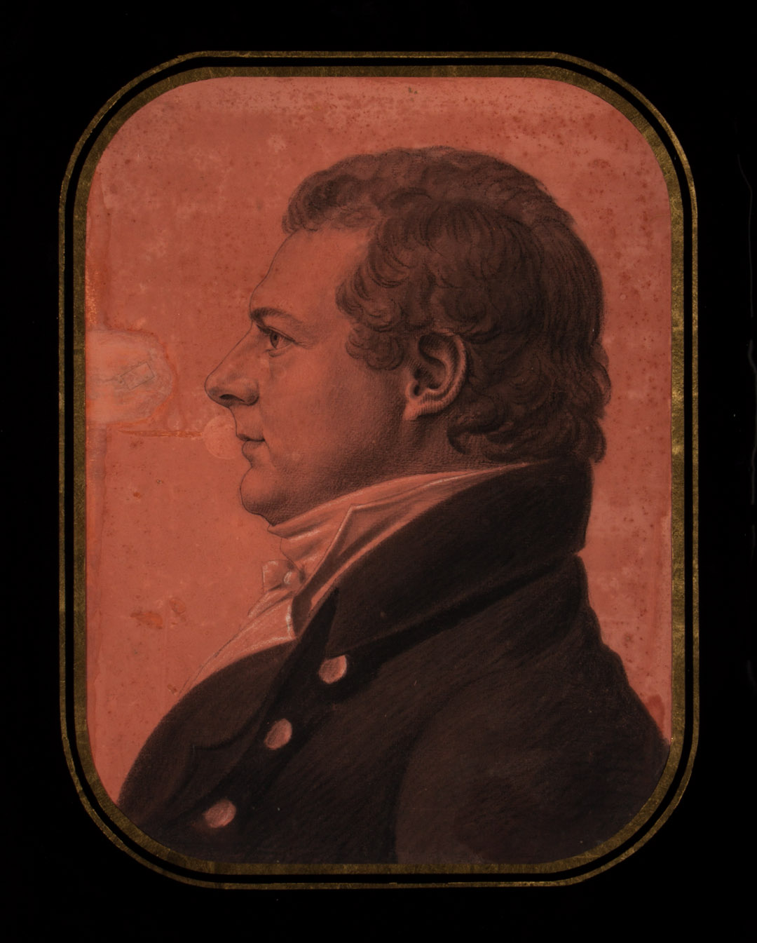 Appraisal: C Saint-Memin Portrait of William Lee chalk Charles B J