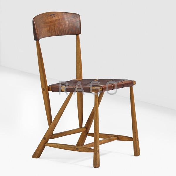 Appraisal: WHARTON ESHERICK Side chair Condition Report Very good original condition