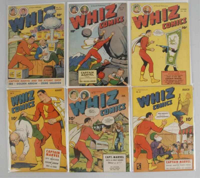 Appraisal: Lot of s Whiz Comics Description This lot includes issues