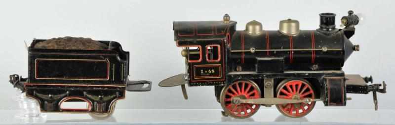 Appraisal: KBN -Gauge Electric Train Engine Tender German Pre-war No I-