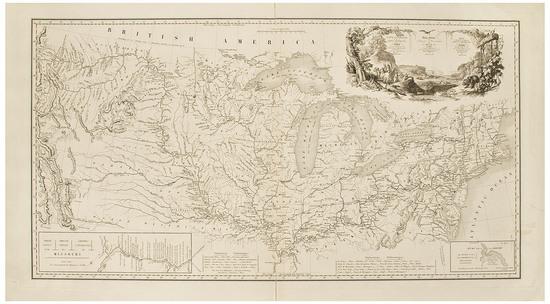 Appraisal: MAP -- MAXIMILIAN zu Wied-Neuwied Prince and Karl BODMER Map