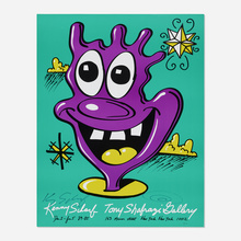 Appraisal: Kenny Scharf TONY SHAFRAZI EXHIBITION POSTER offset lithograph in colors