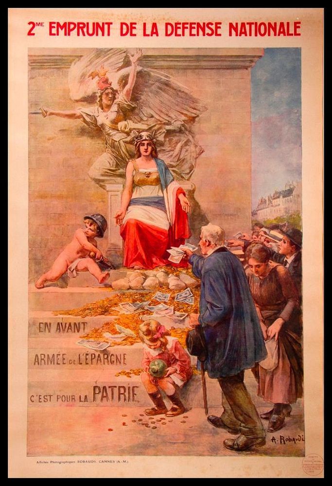 Appraisal: Alcide Theophile ROBAUDI - Vintage World War I Poster Forward