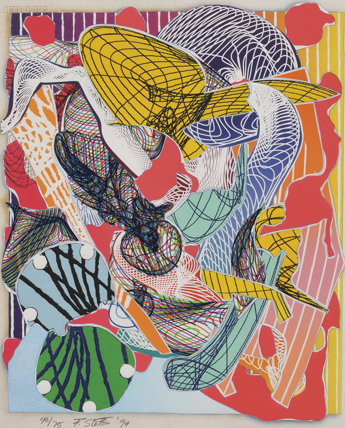 Appraisal: Frank Stella American b Limanora from IMAGINARY PLACES edition of