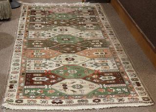 Appraisal: Turkish carpet Turkish carpet ' x '