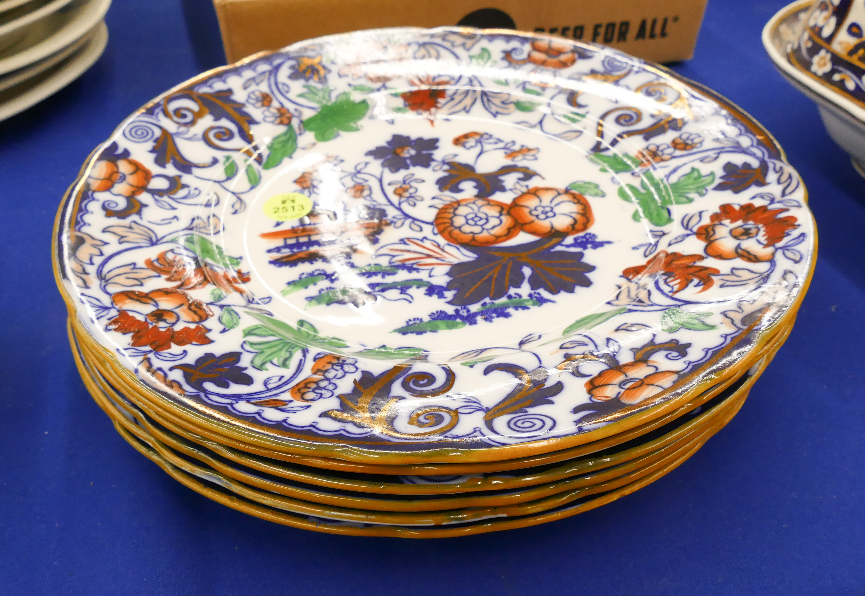 Appraisal: Set pc Old Castle English Transferware Plates- ''