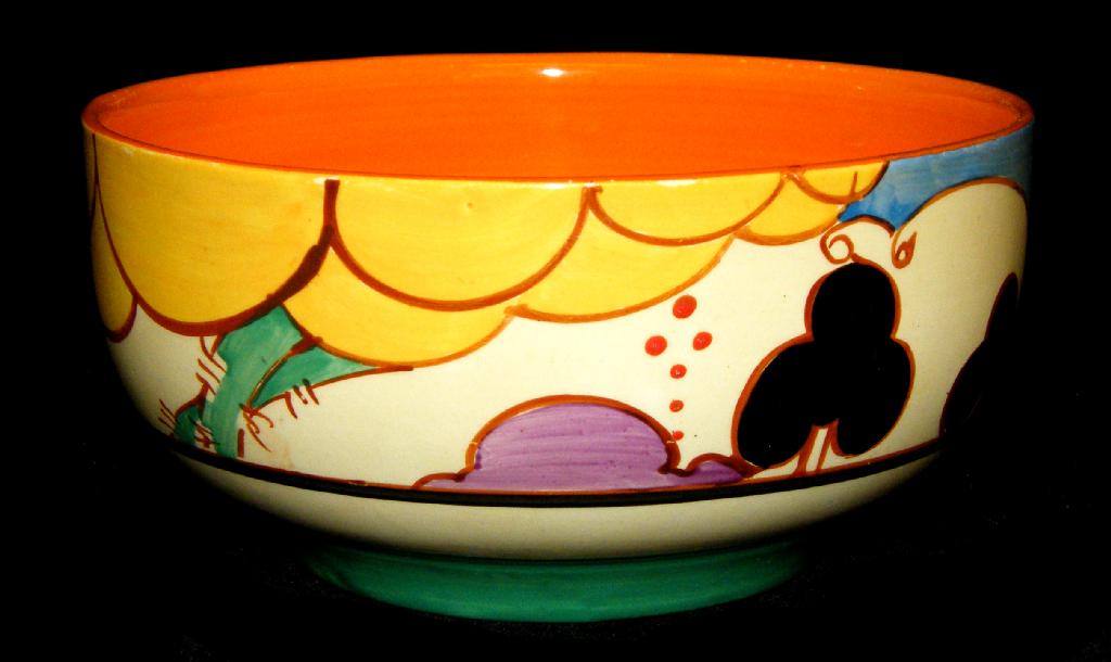 Appraisal: Summerhouse' Fantasque Bizarre bowl diameter