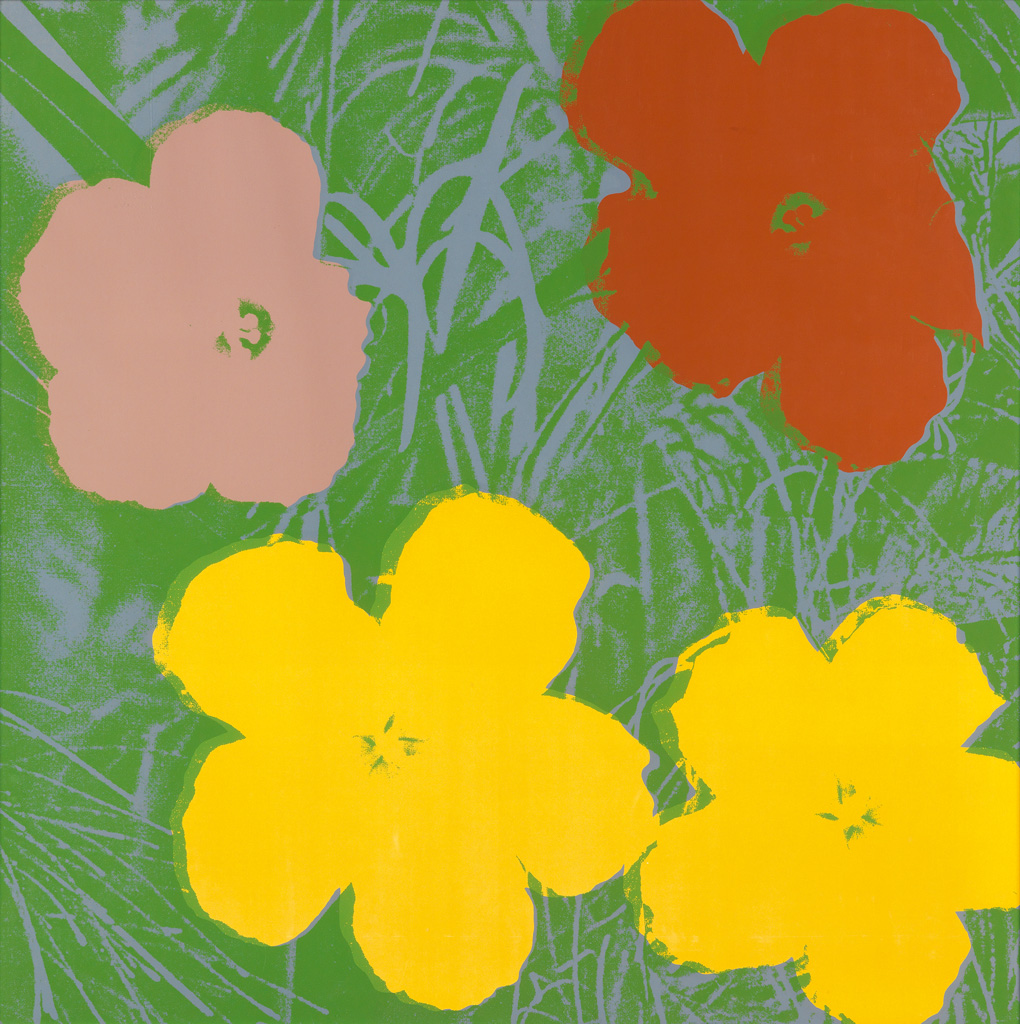 Appraisal: ANDY WARHOL Flowers Color screenprint on heavy wove paper x