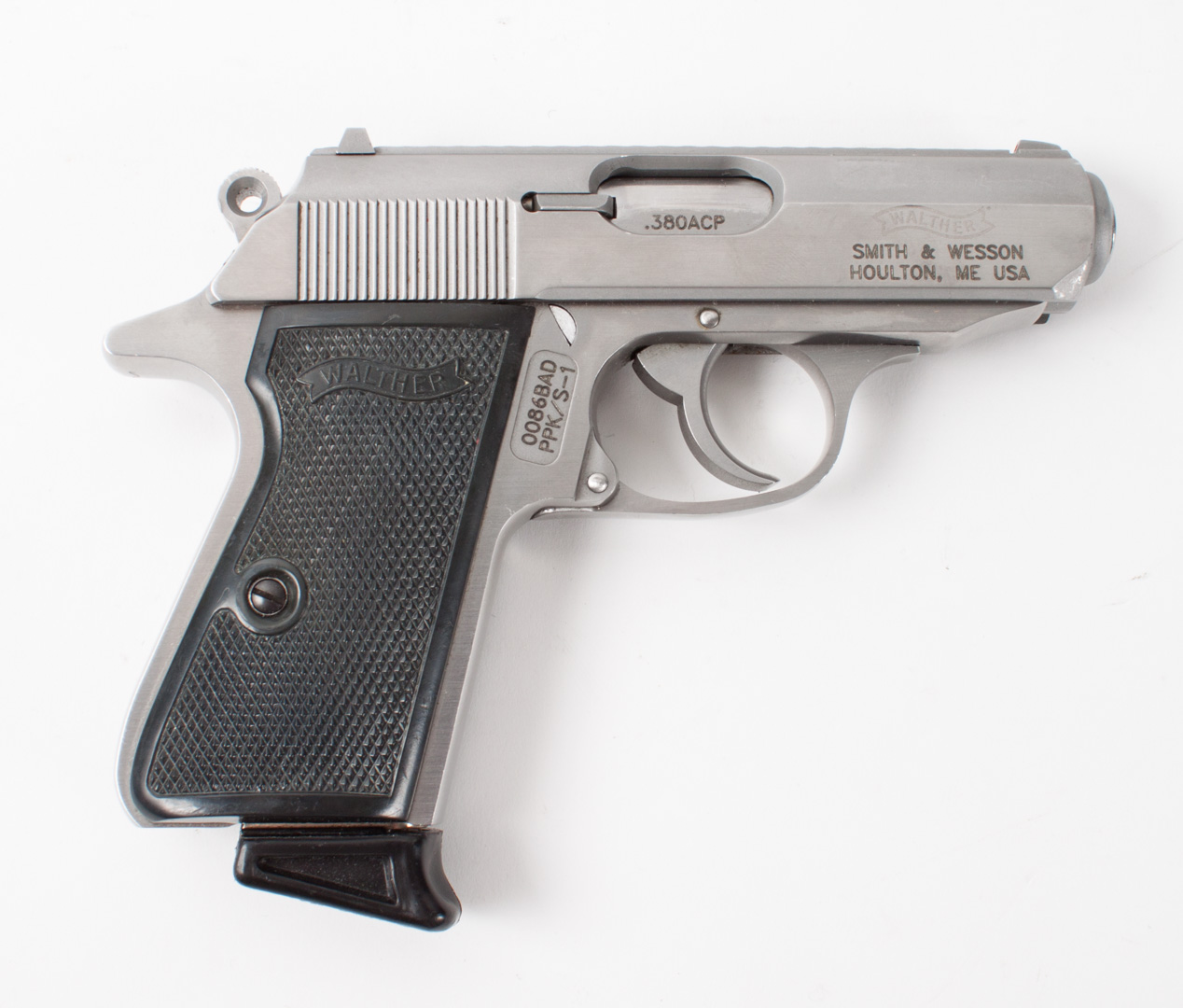 Appraisal: Walther Smith Wesson Semi-Automatic Pistol serial BAD ACP caliber the