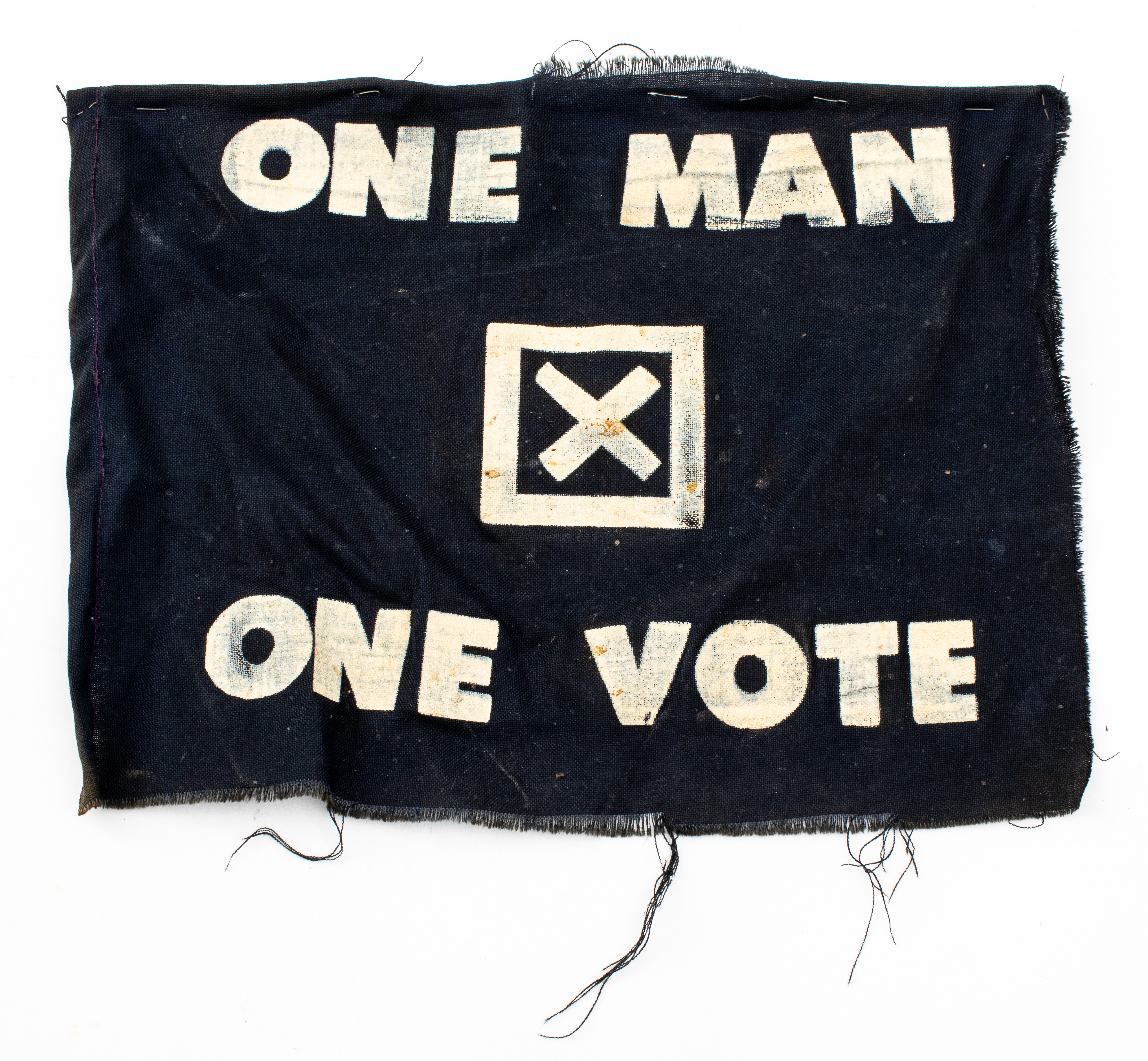 Appraisal: AMERICAN ONE MAN ONE VOTE CIVIL RIGHTS FLAG American civil