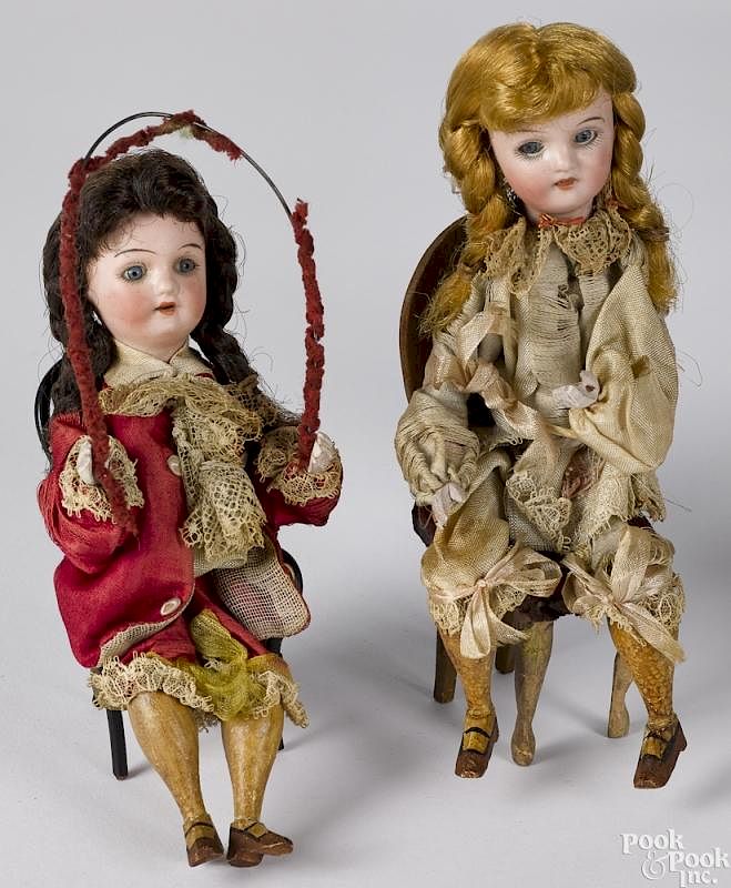 Appraisal: Simon Halbig Automata doll figures Simon Halbig Automata doll figures