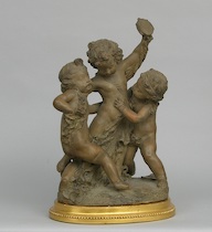 Appraisal: A Putti Sculpture by Fernand Cian Italian th th Century