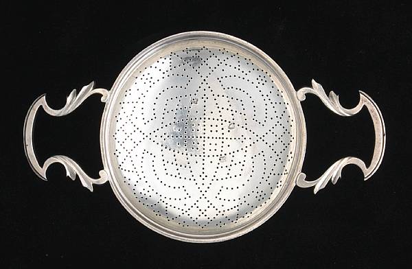 Appraisal: SilverFrom the Estate of Phyllis Butterfield Of circular form pierced