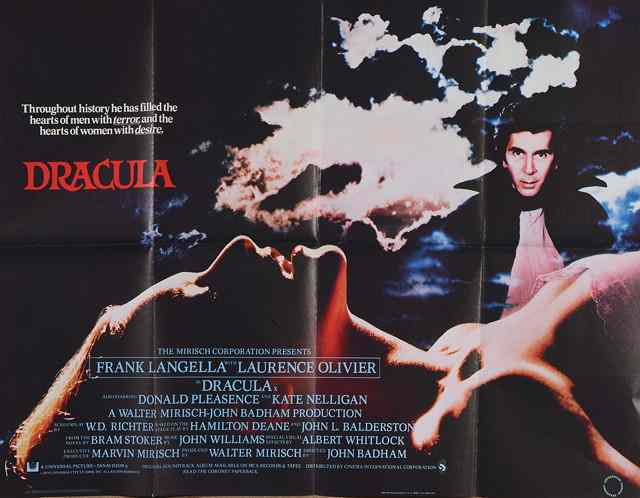 Appraisal: DRACULA Universal horror starring Laurence Olivier British quad x