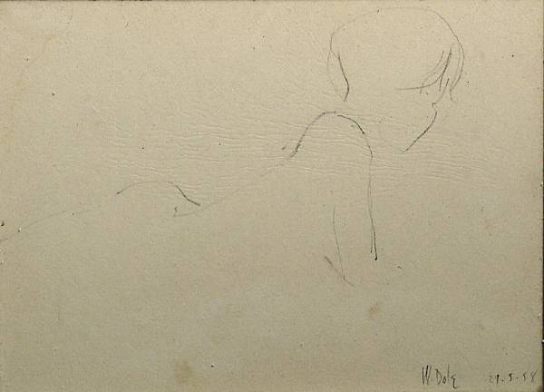 Appraisal: William Dole American - Sketch of a Boy together with