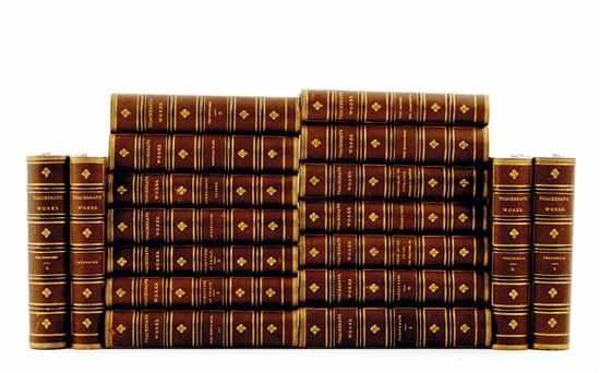 Appraisal: Fine leatherbound books Thackeray's Works Thackeray William Makepeace London Smith