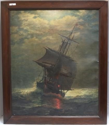 Appraisal: JAMES GALE TYLER - CT NY MARITIMEPAINTER AND ILLUSTRATOR PAINTING