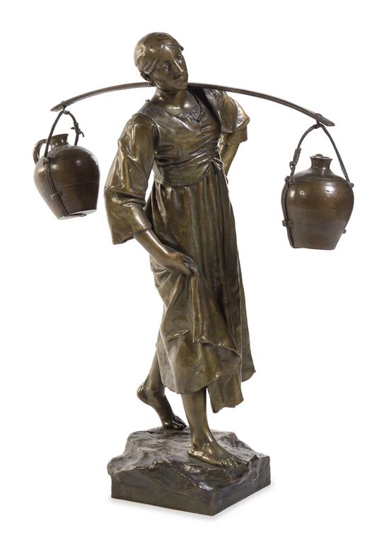 Appraisal: Sale Lot An Austrian Bronze Figure august kuhne - Female