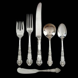 Appraisal: Reed Barton French Renaissance Sterling Silver Flatware Service pieces service