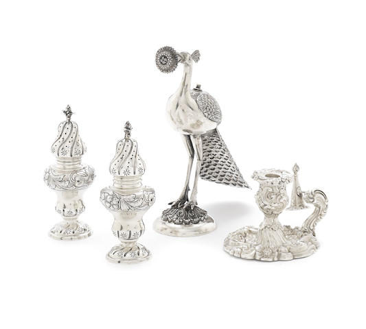 Appraisal: A George IV silver chamberstick by James Kirkby Gregory Co