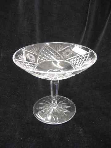 Appraisal: Waterford Cut Crystal Tall Compote '' signed excellent