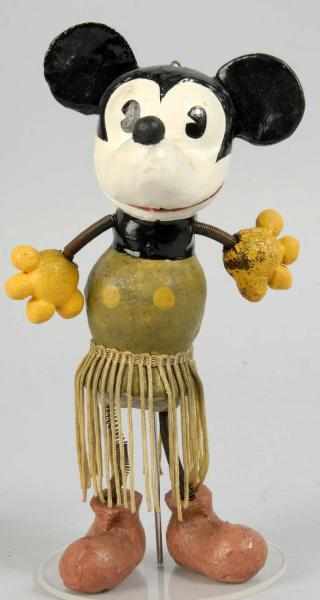 Appraisal: Disney Mickey Mouse Spring-Legged Figure Description Early carnival toy Arms