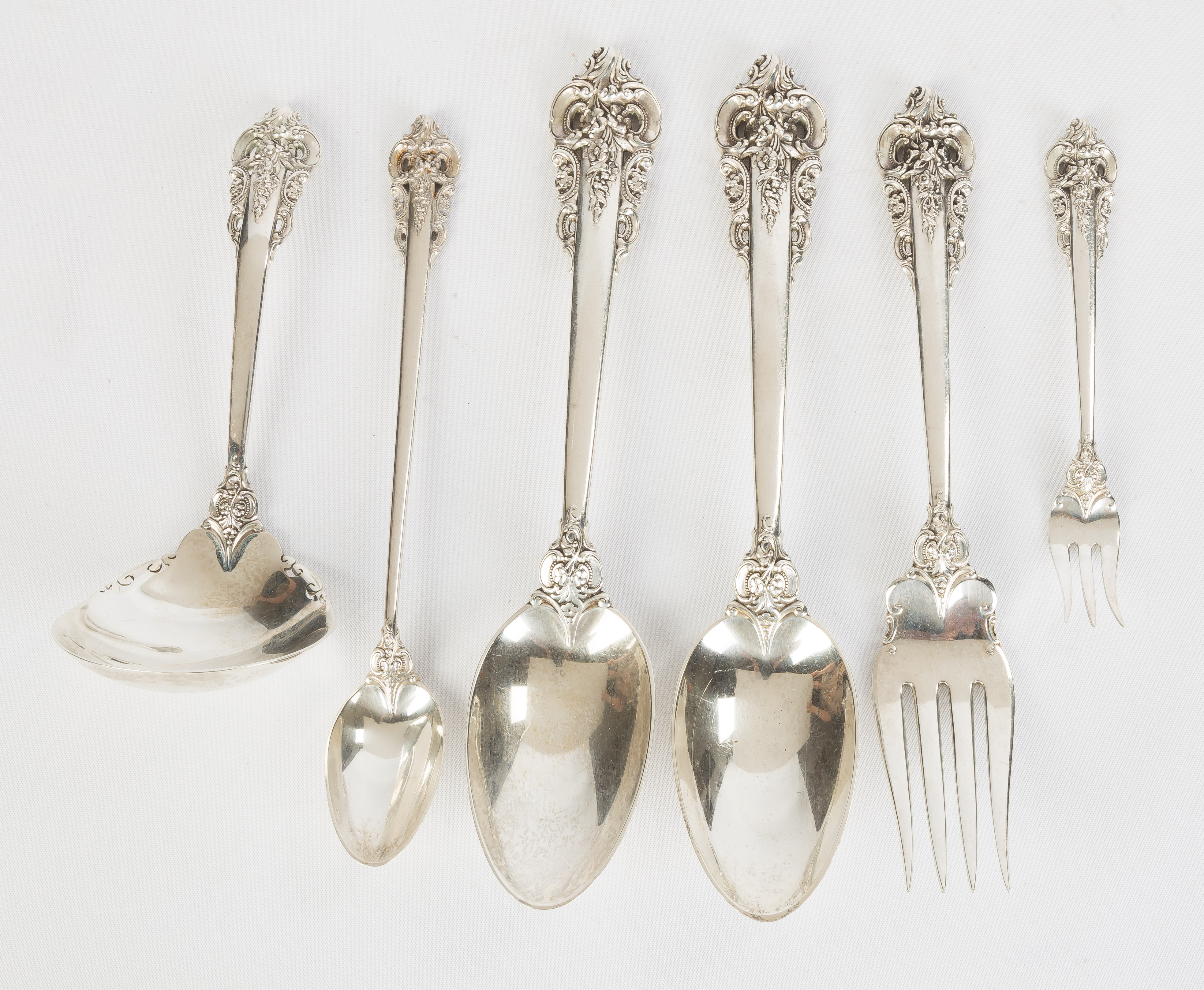 Appraisal: Wallace Sterling Silver Flatware - Grand Baroque Pattern pieces ozt