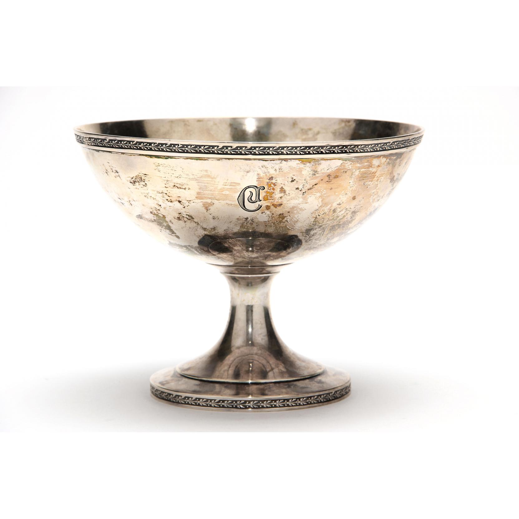 Appraisal: th Century American Sterling Silver Pedestal Bowl marked English Sterling