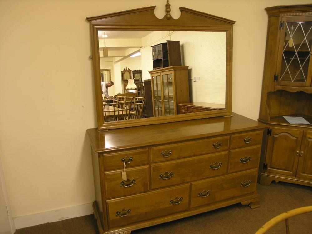 Appraisal: Three items of furniture by Ethan Allen long chest of