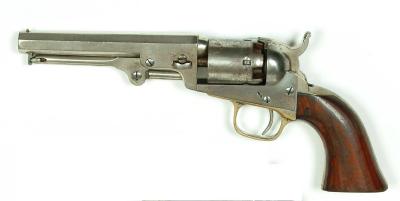 Appraisal: A COLT POCKET REVOLVER c No with octagonal barrel swivel