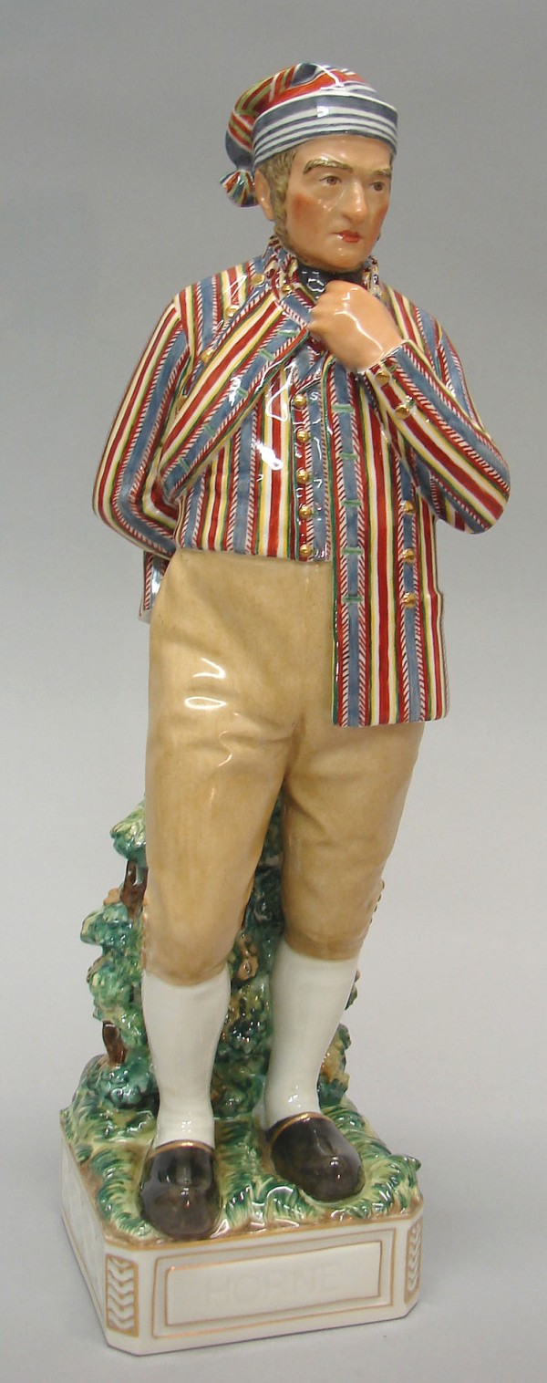 Appraisal: Figure of a gentleman inscribed below feet Horne t