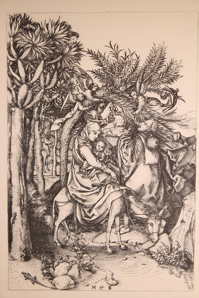 Appraisal: Martin Schongauer The Flight into Egypt Martin Schongauer The Flight