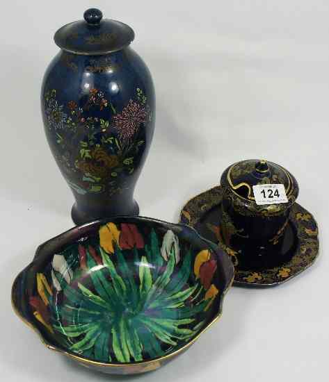 Appraisal: Four pieces of Lustre Ware to include Carltonware Vase and