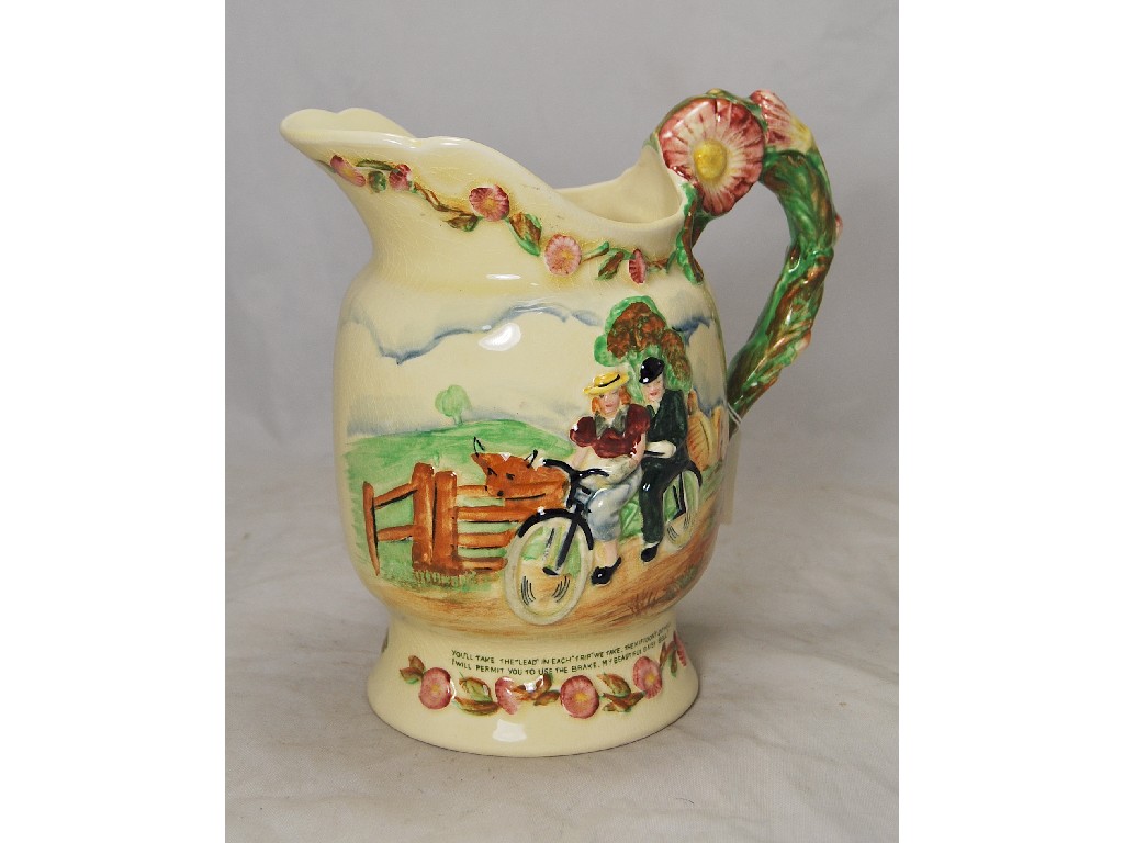 Appraisal: Crown Devon musical jug 'Daisy Bell' c 's